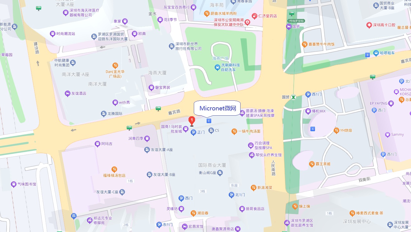 深圳公司位置地图